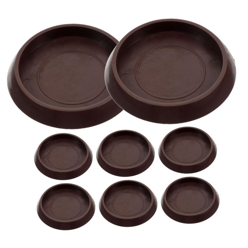 8Pcs Round Chair Leg Pads Non Slip Floor Protectors Furniture Coasters 1.5 Inch Diameter - Image 2