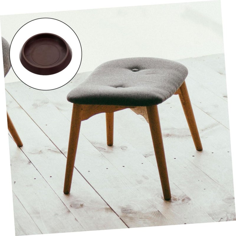 8Pcs Round Chair Leg Pads Non Slip Floor Protectors Furniture Coasters 1.5 Inch Diameter - Image 5