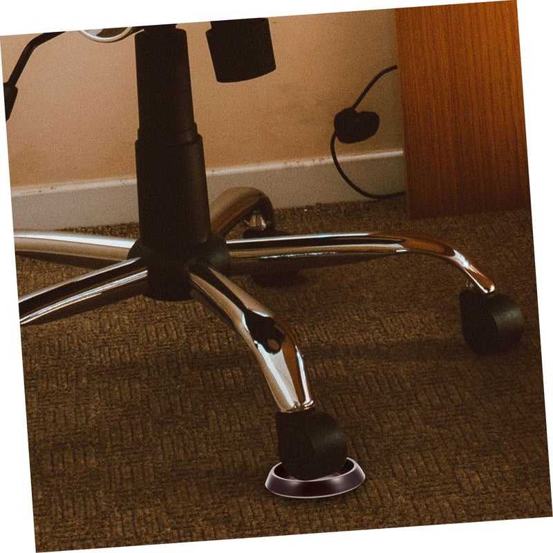 8Pcs Round Chair Leg Pads Non Slip Floor Protectors Furniture Coasters 1.5 Inch Diameter - Image 4