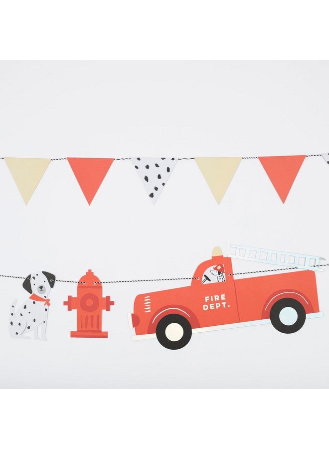 Meri Meri Meri Meri Fire Truck Garland (Pack of 1) - Image 3