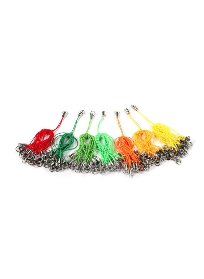 Alloy Mobile Phone Rope Mobile Phone Chain Toy Doll Pendant Rope Doll Rope DIY Handmade Jewelry Accessories-Specifications:Royal Blue/100 Pieces - Image 3