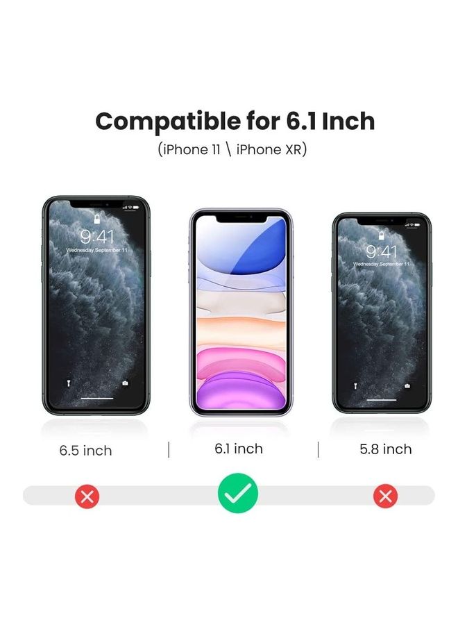 ICS 2-Piece Tempered Glass Screen Protector For Apple iPhone 11 Clear - Image 2