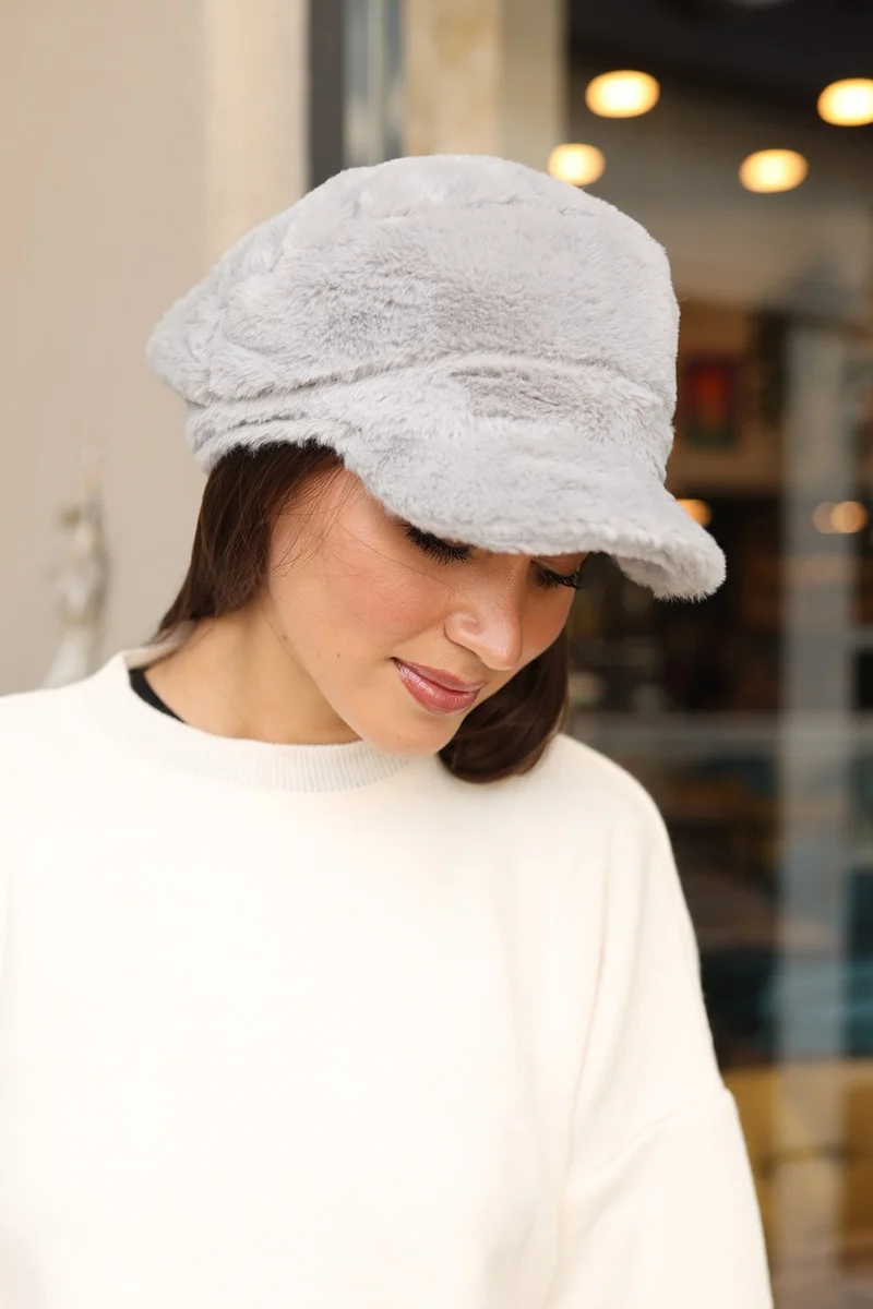 ريمسا مايو Remsa Swimsuit Women Plush Captain Sailor Hat Rkş-05 Gray