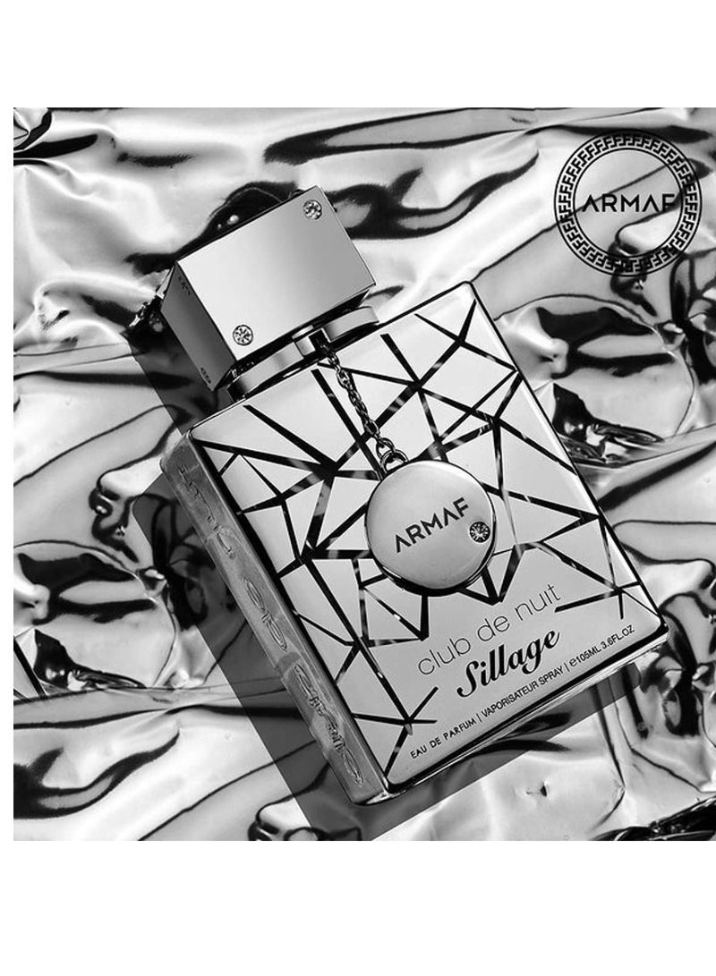أرماف Club De Nuit Sillage لكلا الجنسين أو دو برفوم سبراي 3.6 أونصة - Image 3