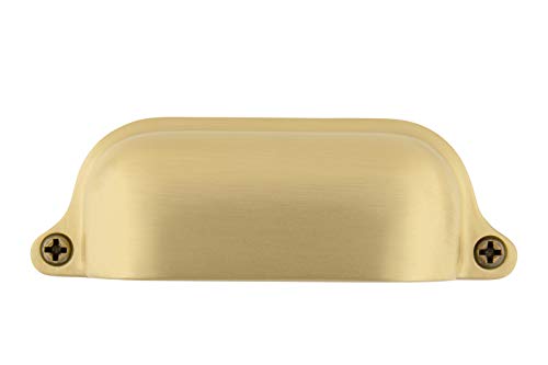 Nostalgic Warehouse Cup Pull Farm Large in Satin Brass - Image 4
