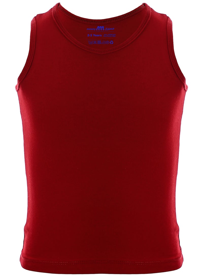 Mesery Bundle Of (3) Regular Sleeveless Cotton Boys Tank Top  - Image 4
