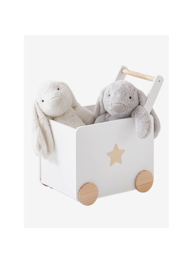 دريبا صندوق تخزين بعجلات للأطفال - أبيض - Image 2