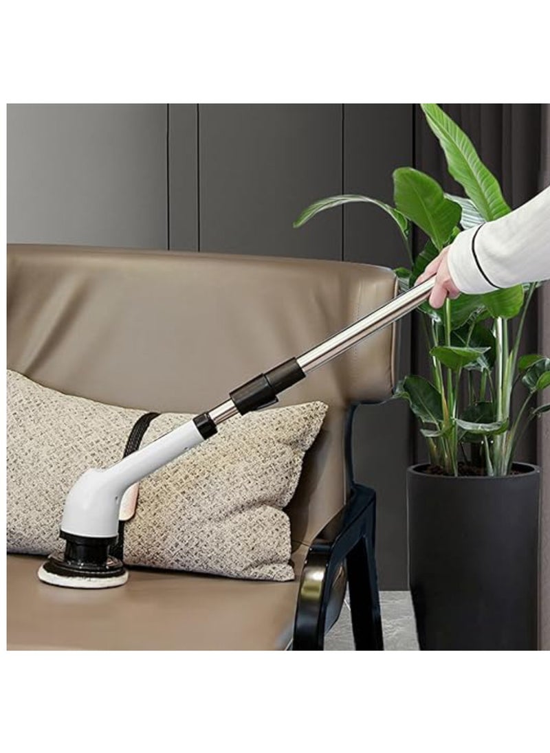 DIGI CORE Electric Spin Scrubber Cordless Cleaning Brush with 7 Replaceable Drill Brush Heads and 54 Inch Adjustable Extension Arm Power Shower Scrubber For Bathroom Kitchen Floor Tile Tub  - Image 3