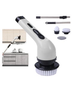 DIGI CORE Electric Spin Scrubber Cordless Cleaning Brush with 7 Replaceable Drill Brush Heads and 54 Inch Adjustable Extension Arm Power Shower Scrubber For Bathroom Kitchen Floor Tile Tub  - Image 5