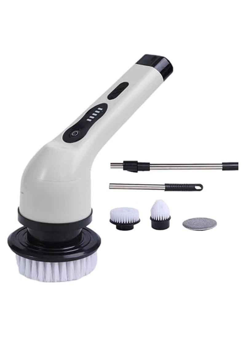 DIGI CORE Electric Spin Scrubber Cordless Cleaning Brush with 7 Replaceable Drill Brush Heads and 54 Inch Adjustable Extension Arm Power Shower Scrubber For Bathroom Kitchen Floor Tile Tub  - Image 2