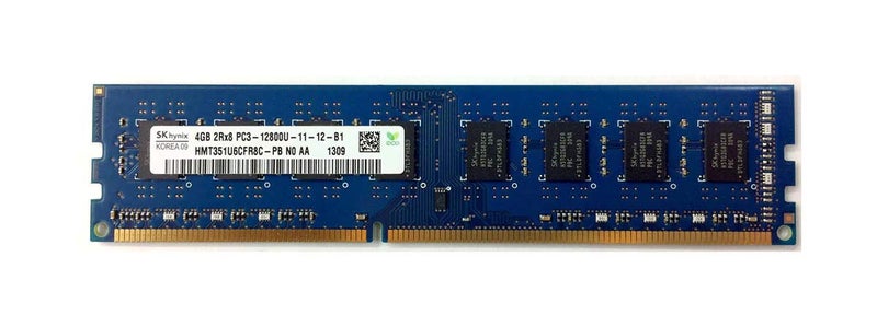 Hynix ذاكرة سطح المكتب Hynix 4GB PC3-12800 DDR3 1600MHZ 240PIN 1.5V DIMM HMT351U6CFR8C-PB غير مصفوفة وغير ECC CL11 240-Pin DIMM - Image 3