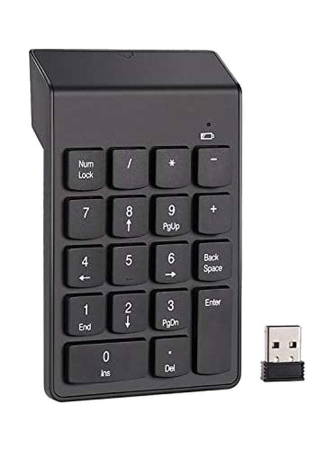 NIBEMINENT Min Wireless Numeric Keypad Black  - Image 1