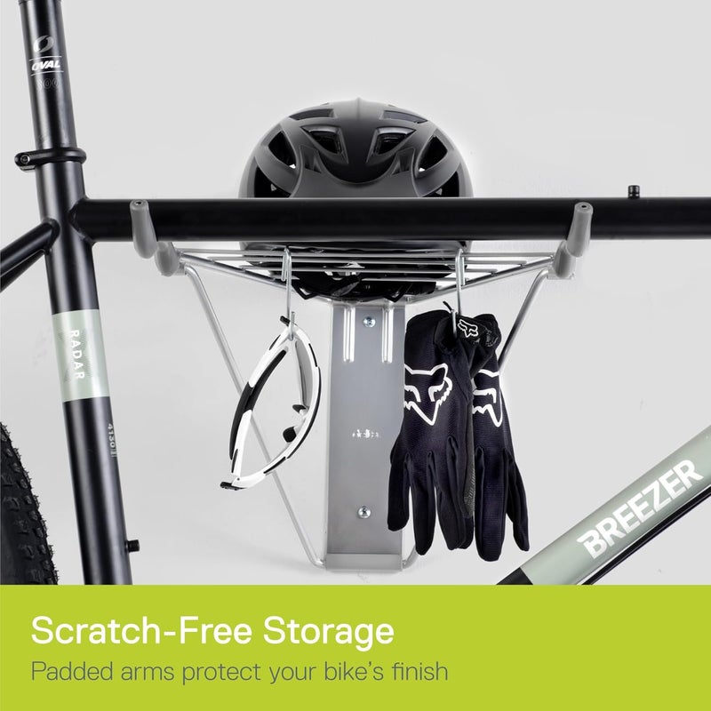 Delta Cycle Pablo Monet Folding Bike Wall Mount Rack Storage for Garage Indoor All-round unified build - Image 3