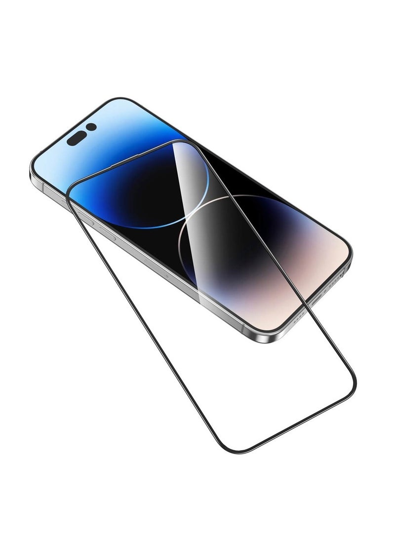 Green Lion 3D Curved Pro Advanced Round Edge Glass for iPhone 15 Pro - Clear - Image 1