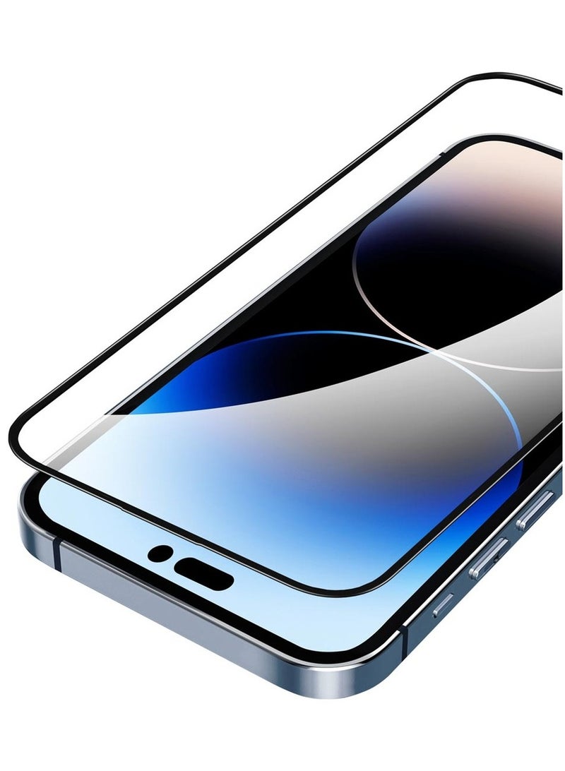 Green Lion 3D Curved Pro Advanced Round Edge Glass for iPhone 15 Pro - Clear - Image 2