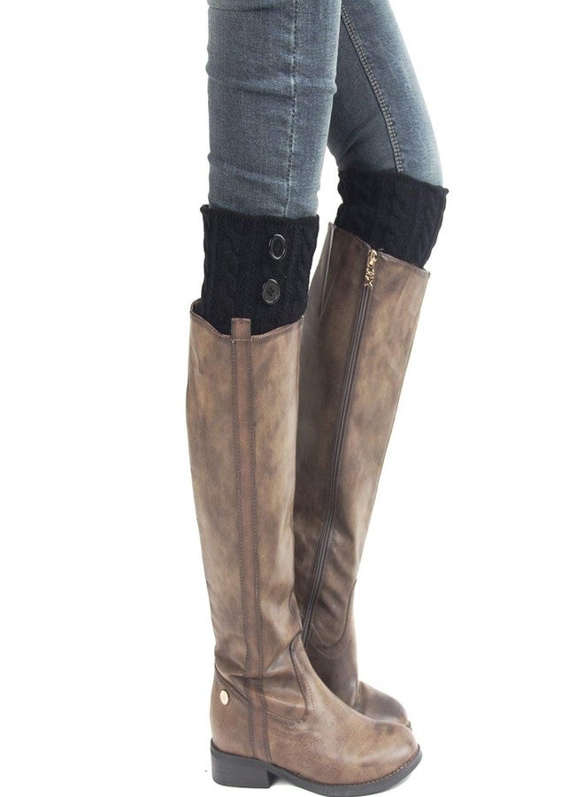 كاريس جوارب قصيرة نسائية من كاريس، جوارب محبوكة بالكروشيه، جوارب تدفئة الساق (النمط أ) - Image 4