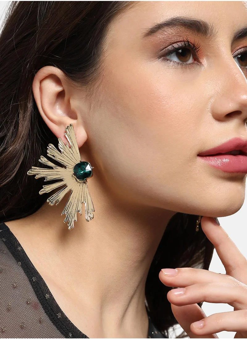 SOHI Nectar Stone Drop Earrings