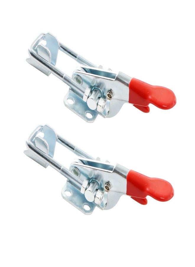 Aopin 2Set Adjustable Latch U Bolt Self-lock Toggle Latch 400lbs Holding Capacity for Suitable for Toolbox, Door, Box, Trunk, Tractor Cover, Smoke Cover, Woodworking Fixture and Quick Release Pull Lock. - Image 1