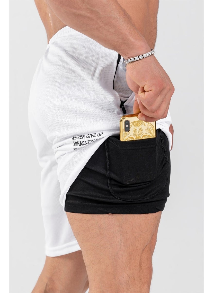 Gymwolves - Men's Sports Shorts Double Layer | Comfortable Series | - Image 1