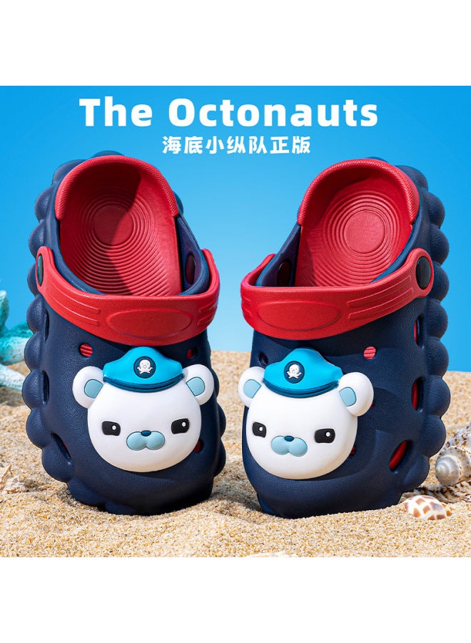 Octonauts Children's Slippers For Summer, Boys' Indoor Non-slip Beach Clogs, Closed-toe Sandals For Girls