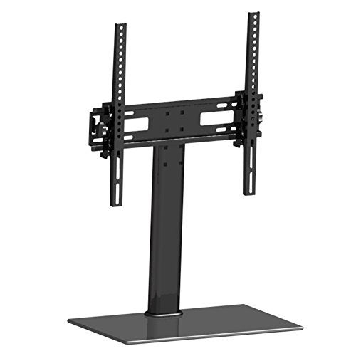 MX Universal TV Stand for 26–55 Inch LED, LCD, OLED TVs – Height Adjustable Floor Mount with Cable Management, Media Storage Ready, Sturdy Modern Design, Living Room & Home Theater Compatible - Image 1