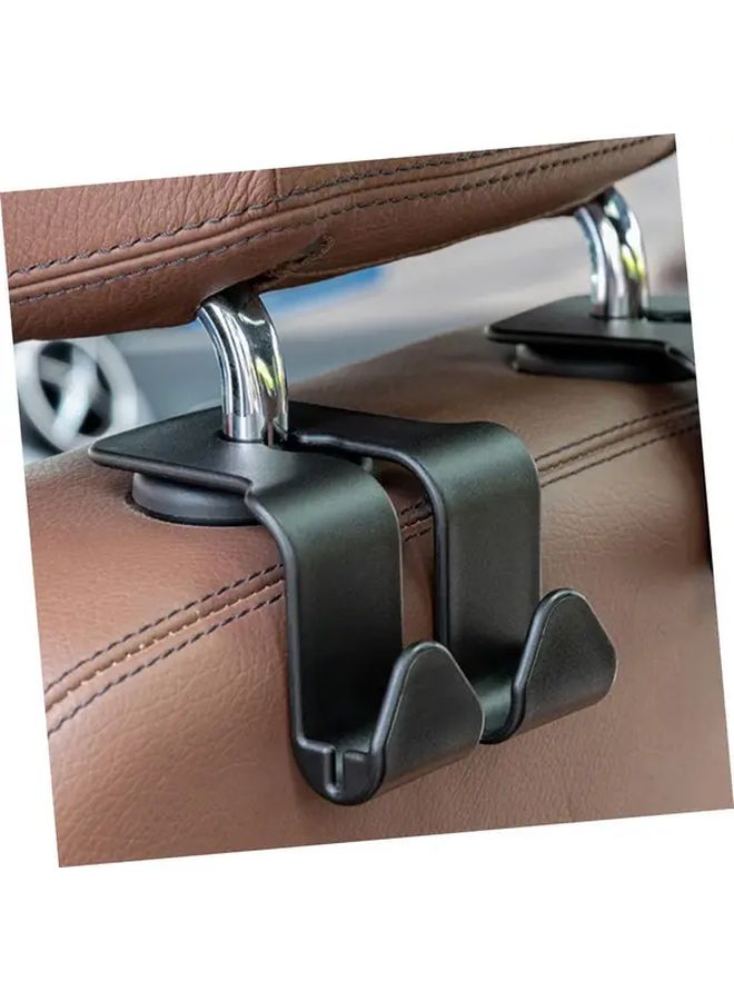 Black Nylon Storage Bucket Car Bin Waterproof Foldable Trash Can with Handle and Hook for Interior Cleaning Secure Closure Hygiene - Image 4