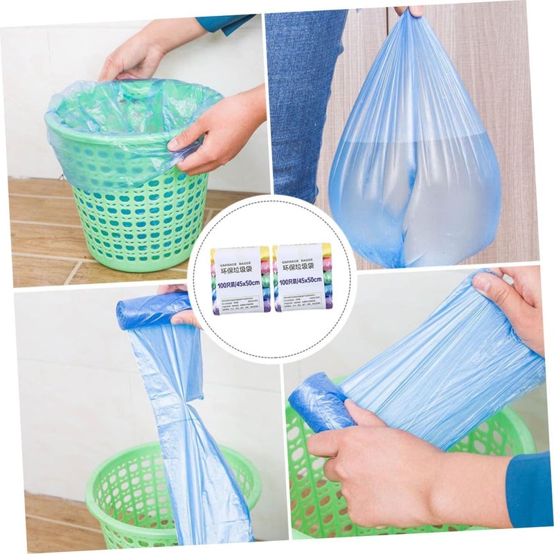 10 Rolls Small Trash Bags Garbage Bags with Breakpoints PE Material Rubbish Liners for Home Office Car Use - Image 4