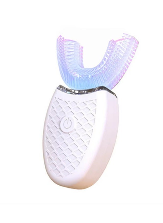 فرشاة أسنان كهربائية أوتوماتيكية سونيك للبالغين، قابلة لإعادة الشحن عبر USB، تدور 360 درجة، لتنظيف وتبييض الأسنان - Image 2