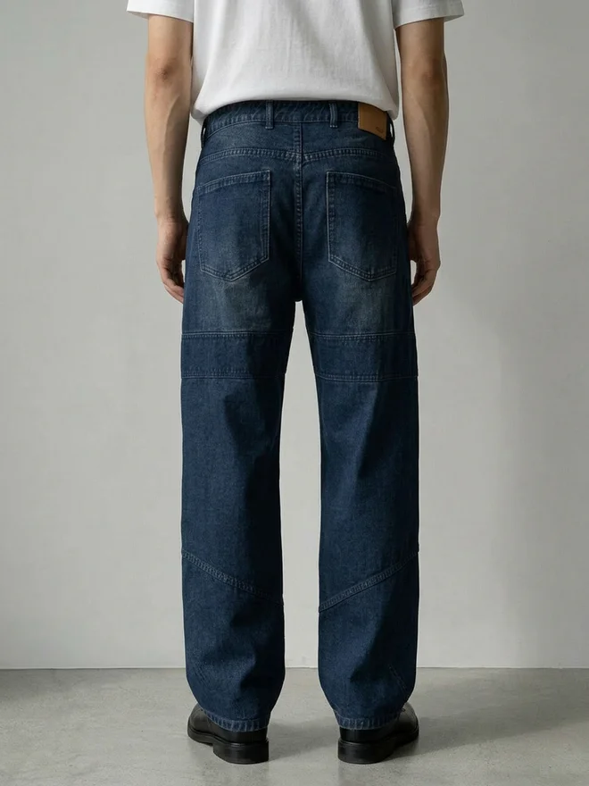 Styli  Men Wide Leg Washed Jeans for Men | Best Price UAE