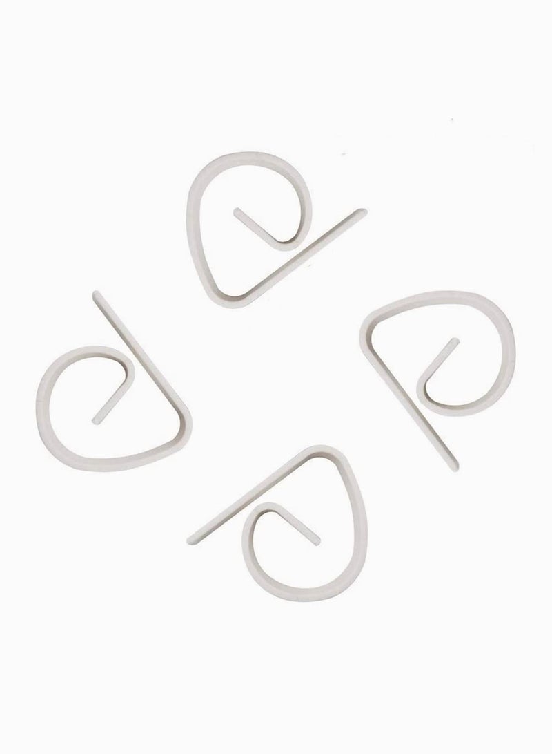Y&D Plastic Tablecloth Clip, Used for Restaurant Banquet Wedding Graduation Party and Outdoor Picnic Table Cloth Fixing Loop Meeting Indoor Events (4 PCS) - Image 1