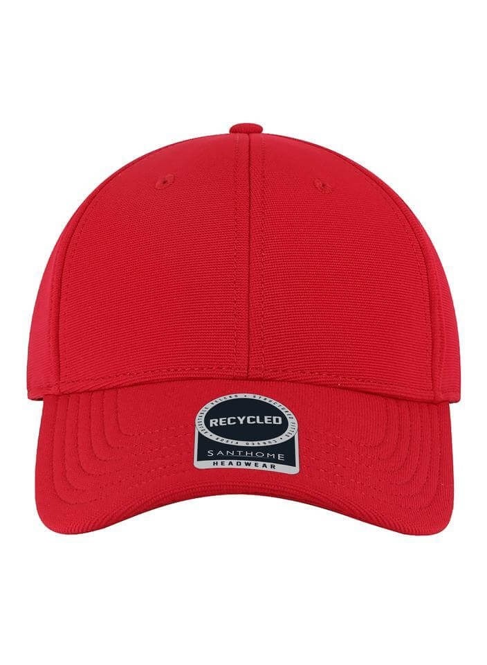 Santhome Titan Cap for Men Branded Recycled structured 6 Panel Premium cap with a Stylish Heavy Ribbed Double Jersey Knit Structure with Silent Adjustable Velcro - Image 3