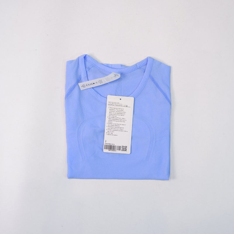 Summer Slim-fit Sports Quick-dry Casual Outdoor High Elastic T-shirt Tight Yoga Slimming Short-sleeved Knitted Breathable Thin - Image 1