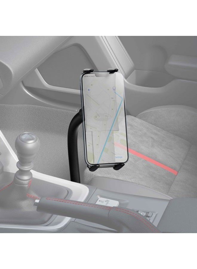 Arkon Mounts - Car Seat Rail Phone or Tablet Mount | Flexible Positioning | 22" Gooseneck | 360° Adjustability | Tablet Holder fits iPhone, Galaxy, Note and more | Up to 8" Screen Size - Image 2