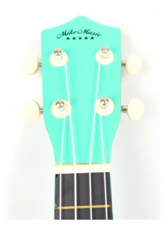 Mike Music 21inch ukulele with Bag, Strap, Pick, and Extra Strings (Green)  - Image 5