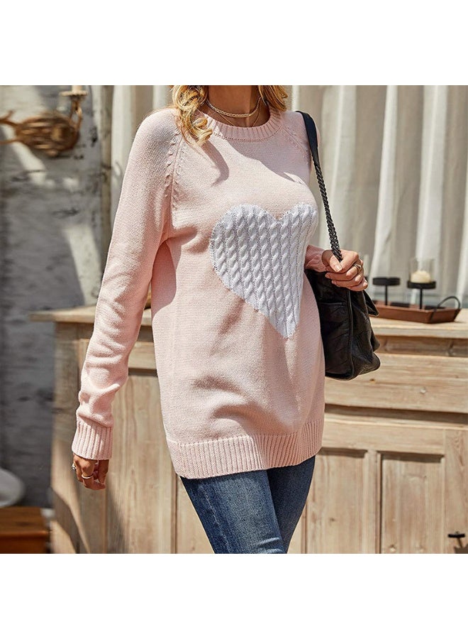 NIBEMINENT Women Autumn Winter Warm Knitwear Daily Comfortable Casual Commuter Knitted Tops Female Loose Jumpers - Image 1