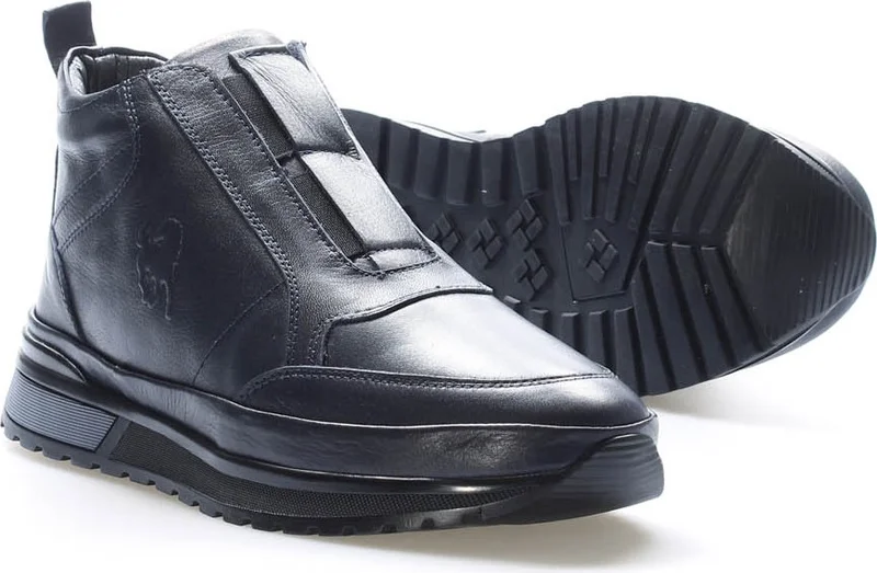 فاست ستيب Leather Fur Men's Sports Boots 856KMA717