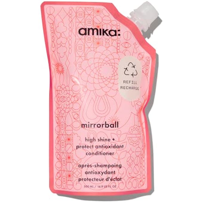 amika MIRRORBALL SHINE+PROTECT ANTIOXIDANT CONDITIONER 500 ML - Image 1