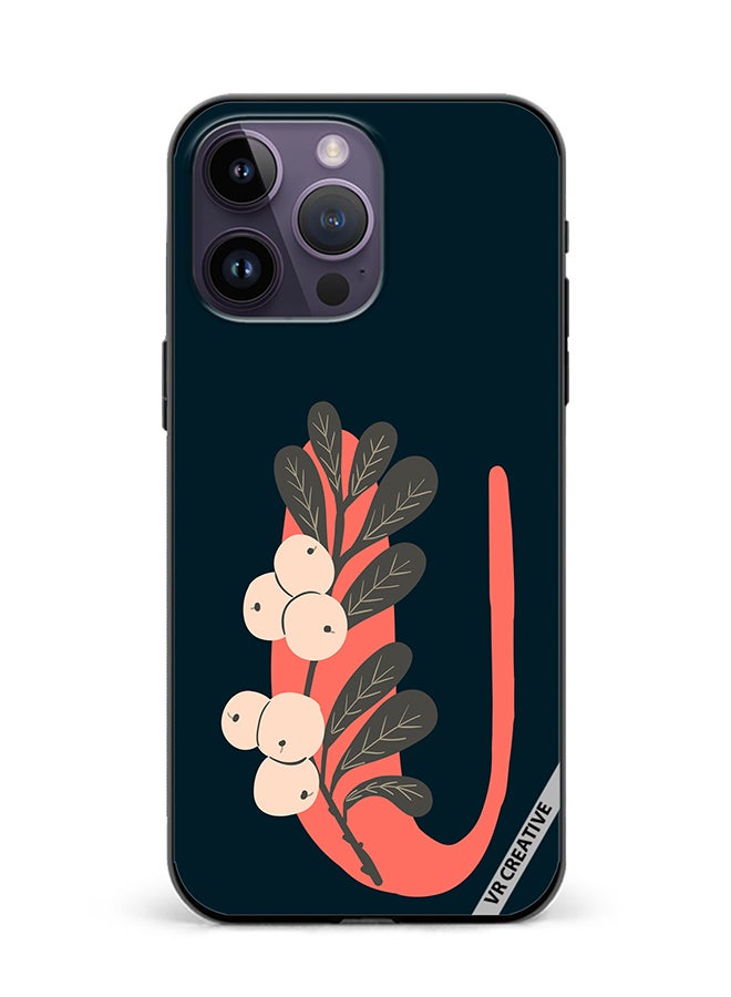 VR CREATIVE Protective Case Cover For Apple iPhone 16 Pro Max Alphabet U Design Multicolour