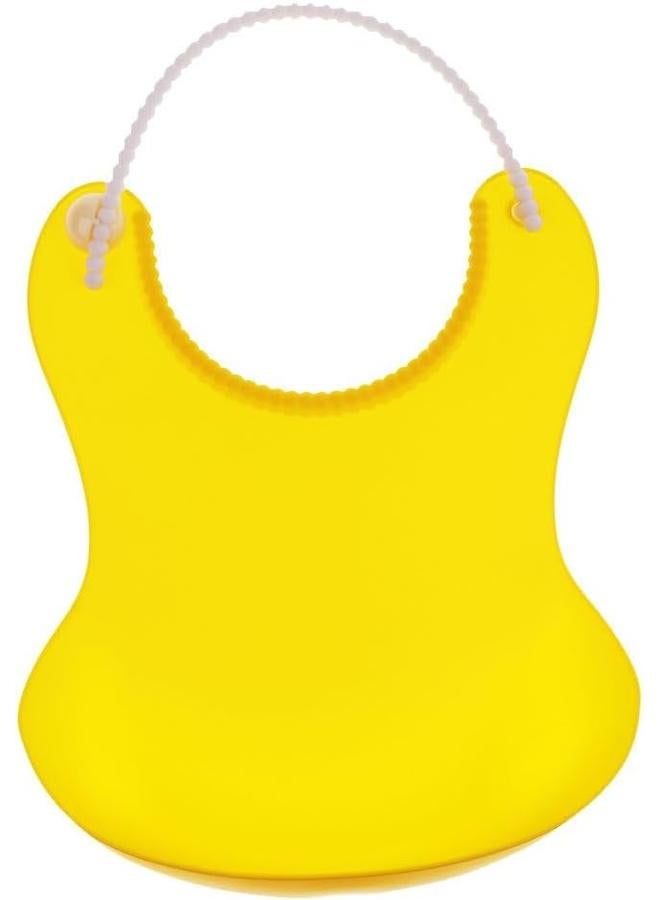 Baby Waterproof Silicone Feeding Bibs with Pockets for Falling Food for Boys and Girls - 2 Pieces Random Colors - Image 5