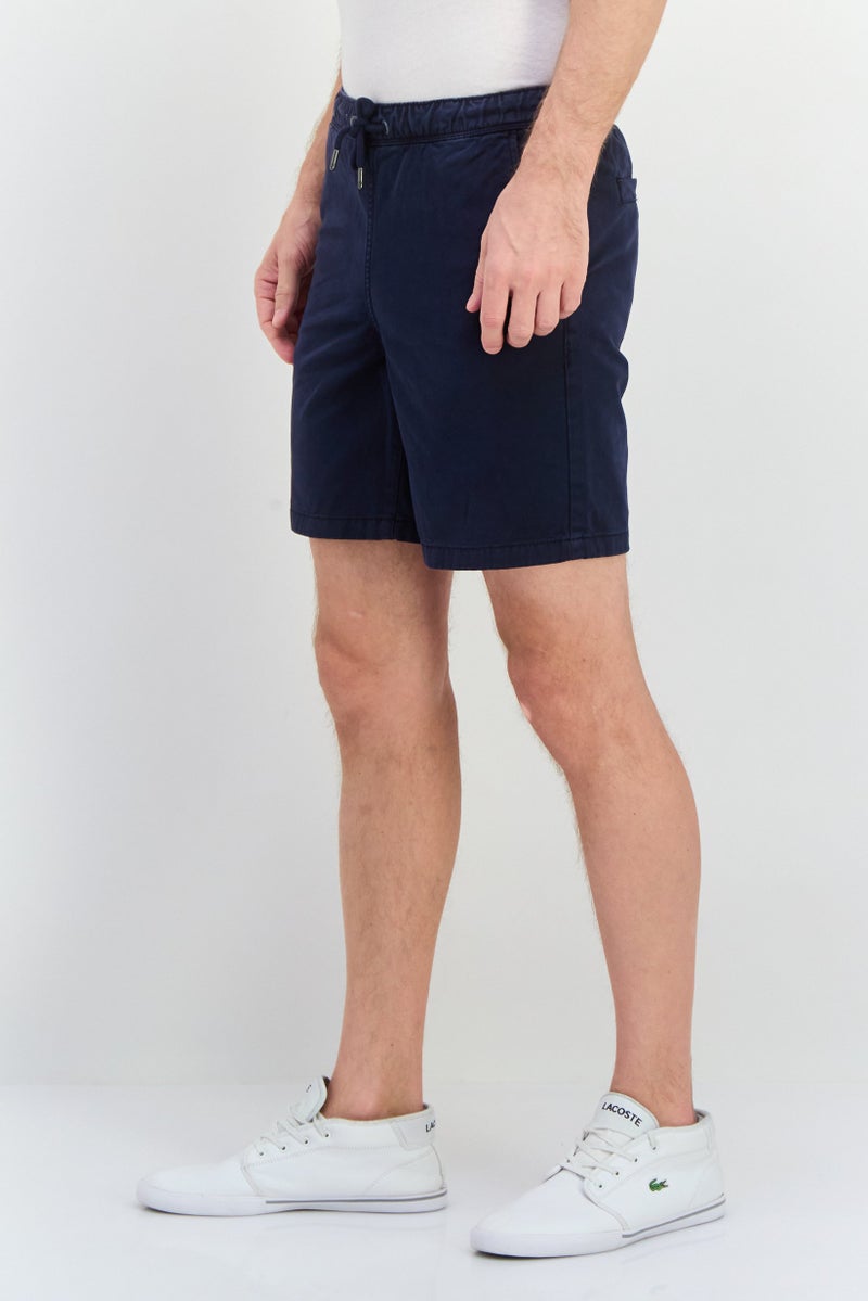 Penfield Men Brand Logo Basic Shorts, Navy Blue - Image 3