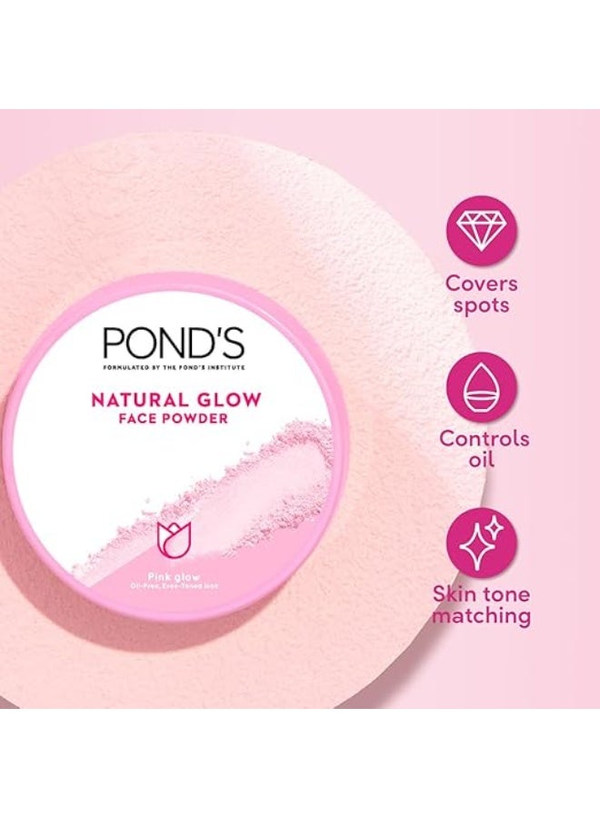 Pond's Natural Glow Face Powder|| Pink Glow - 30G - Image 2