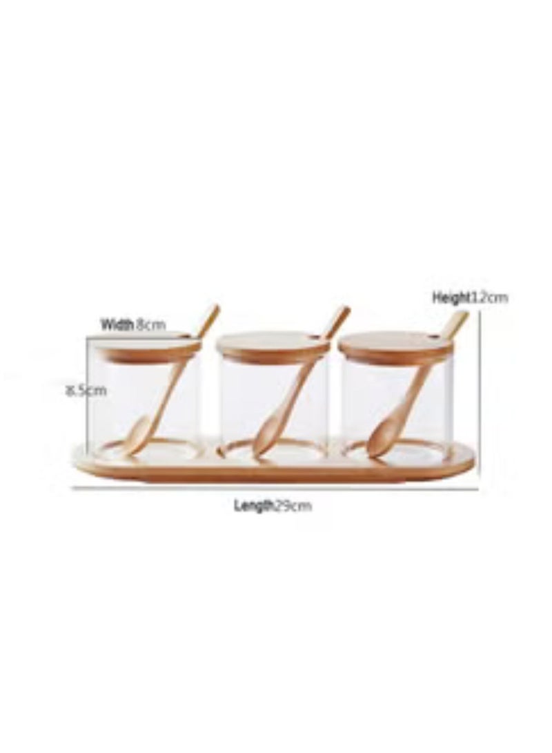 مجموعة علب تخزين توابل من 3 قطع - Image 4