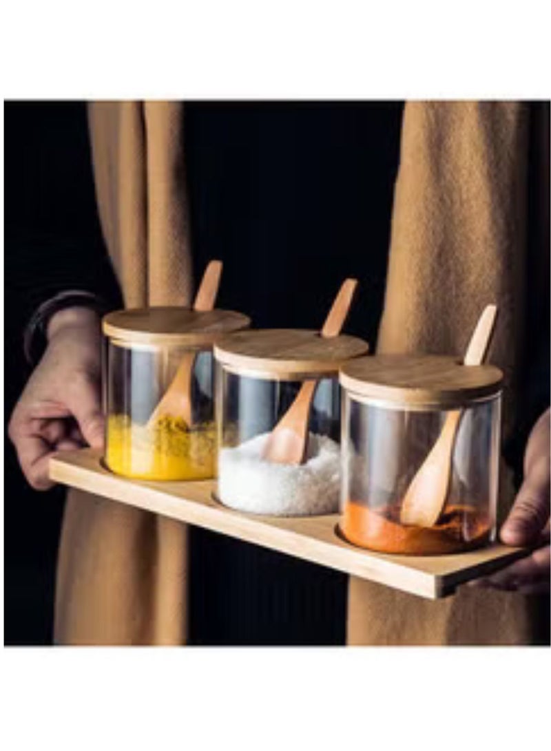 مجموعة علب تخزين توابل من 3 قطع - Image 1