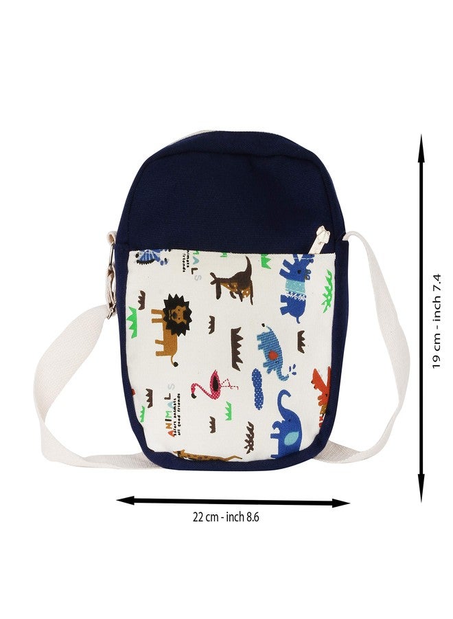 INSTABUYZ Polyester Dark Blue Lightweight Casual Laptop Backpack for Women - Image 2