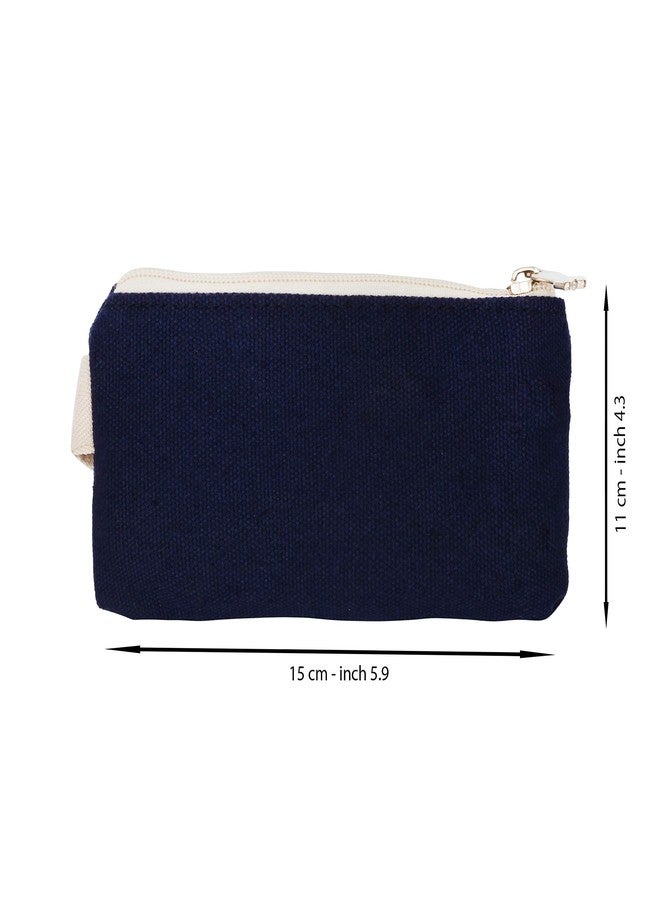 INSTABUYZ Polyester Dark Blue Lightweight Casual Laptop Backpack for Women - Image 4