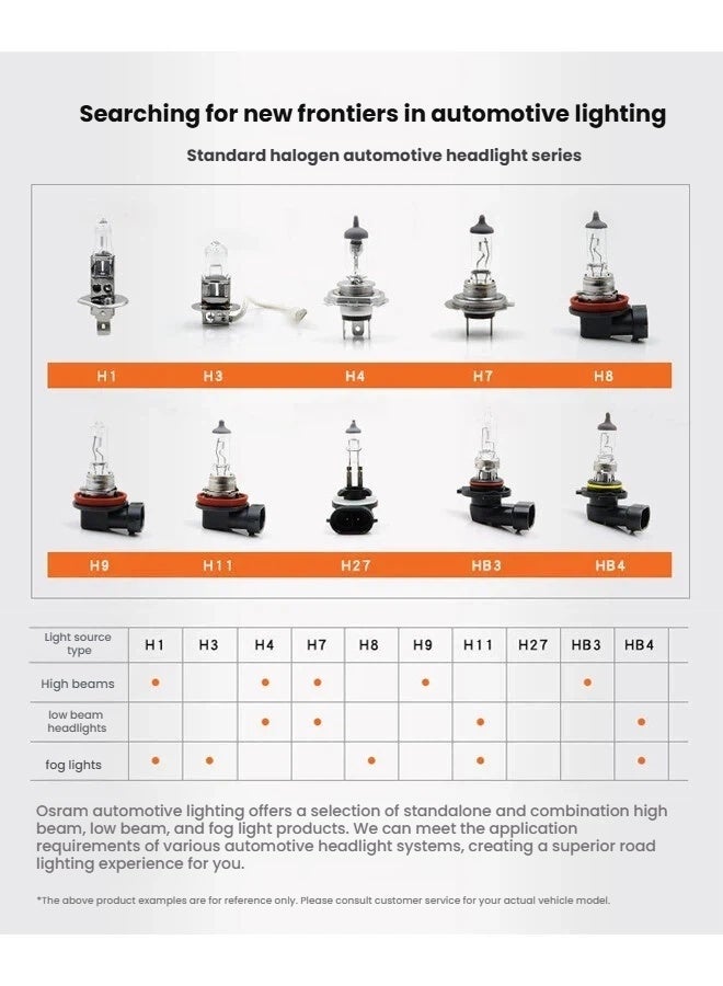 Osram 2PCS H11 12V 55W Original Line Halogen Bulbs Car Bulb Headlamp Light Bulbs Bulb Car lamp Headlight Headlight Hi/lo Beam Original Fog Lamp Halogen Bulb Made in DE - Image 5
