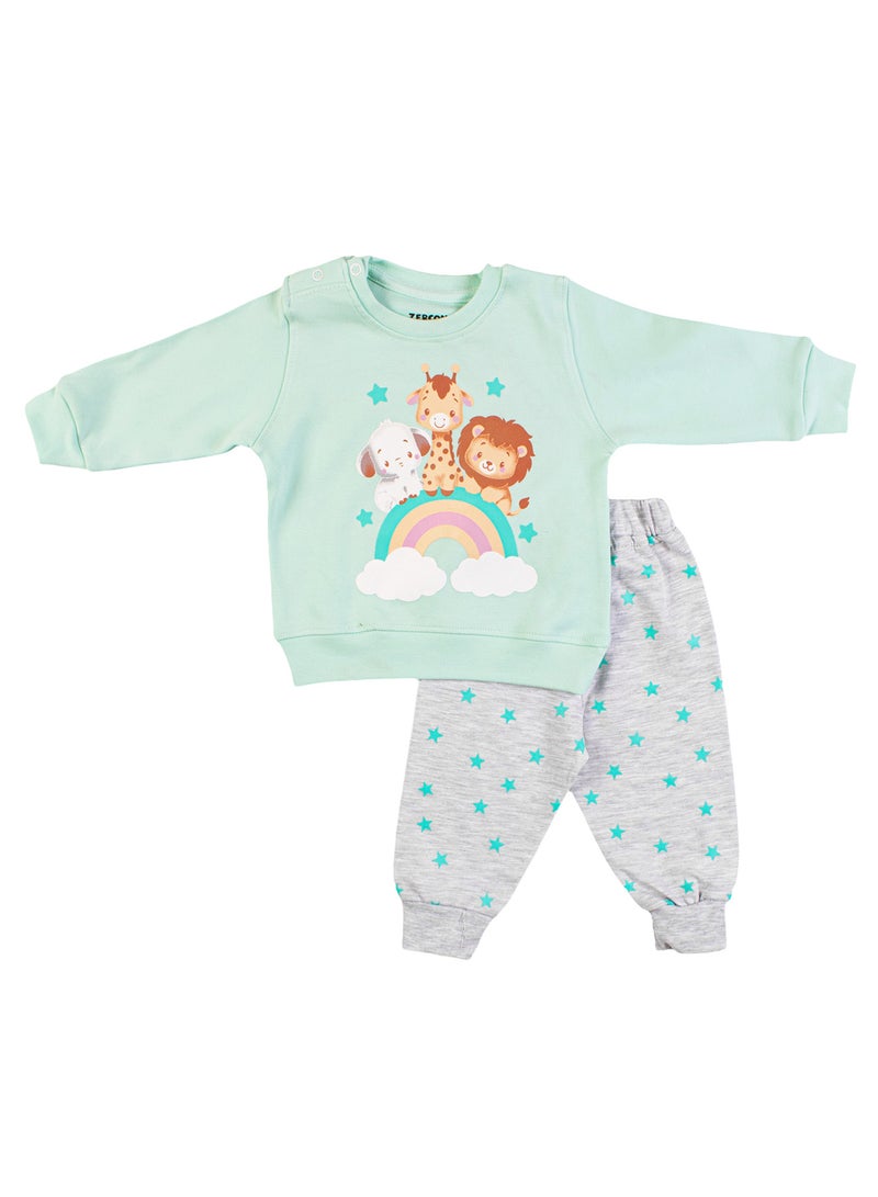 Zercon SPring  Pajama Set for Newborn Babies 6288 - Image 1