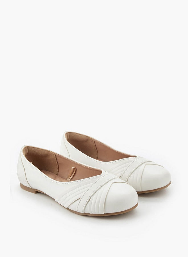 Little Missy Girls Slip-On Ballerina Shoes - Image 3
