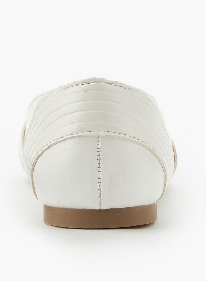 Little Missy Girls Slip-On Ballerina Shoes - Image 5