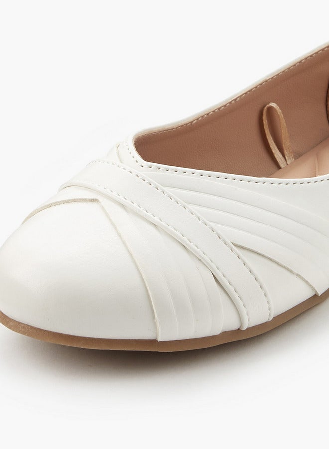 Little Missy Girls Slip-On Ballerina Shoes - Image 4